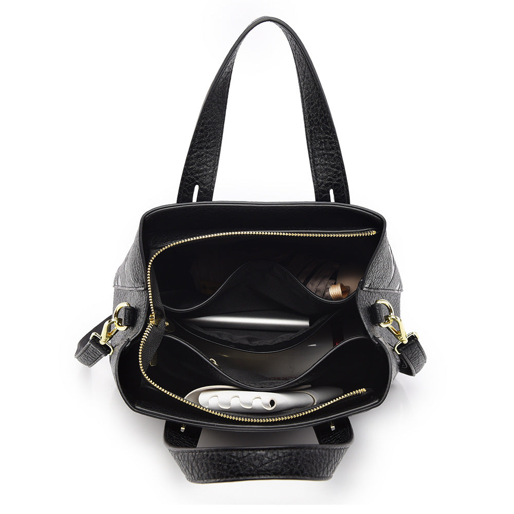 SAVOIE Premium Microfiber Leather Tote Bag - Large Capacity Shoulder Handbag SAVOIE