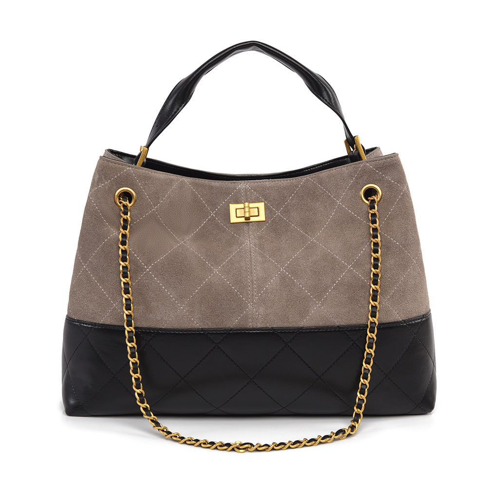 SAVOIE New Fall/Winter Frosted Shoulder Bag - Retro Large Commuter Handbag SAVOIE