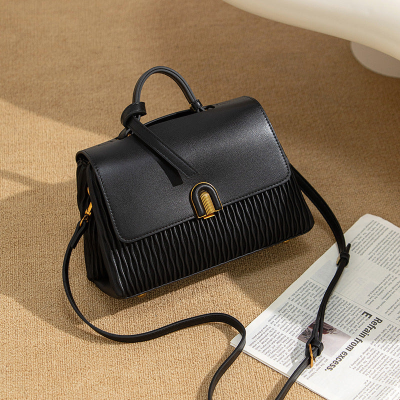 SAVOIE New Soft Leather Handbag - Large Capacity Commuter Crossbody Purse SAVOIE