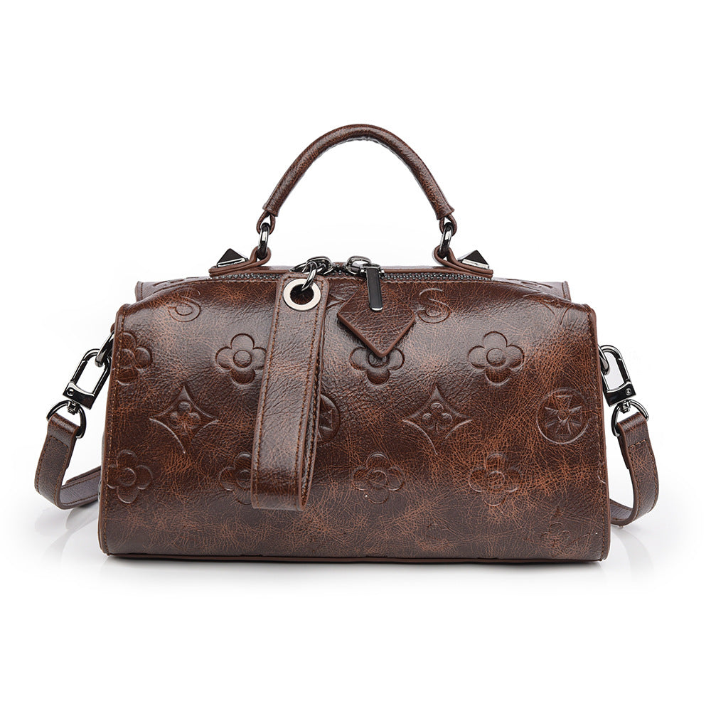 SAVOIE Premium Embossed Pillow Bag - Large Multi-Way Commuter Crossbody SAVOIE