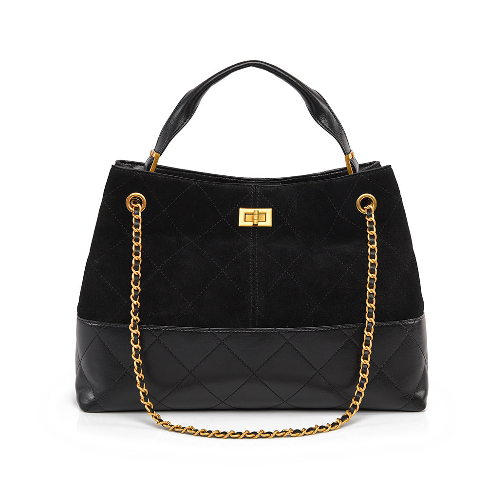 SAVOIE New Fall/Winter Frosted Shoulder Bag - Retro Large Commuter Handbag SAVOIE