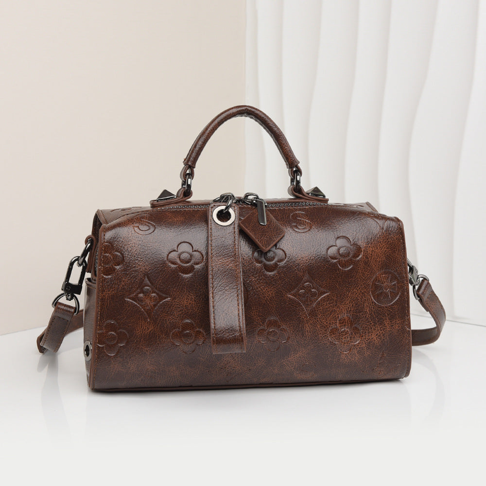 SAVOIE Premium Embossed Pillow Bag - Large Multi-Way Commuter Crossbody SAVOIE