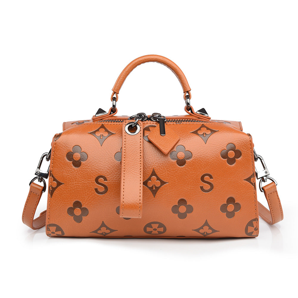 SAVOIE Premium Embossed Pillow Bag - Large Multi-Way Commuter Crossbody SAVOIE