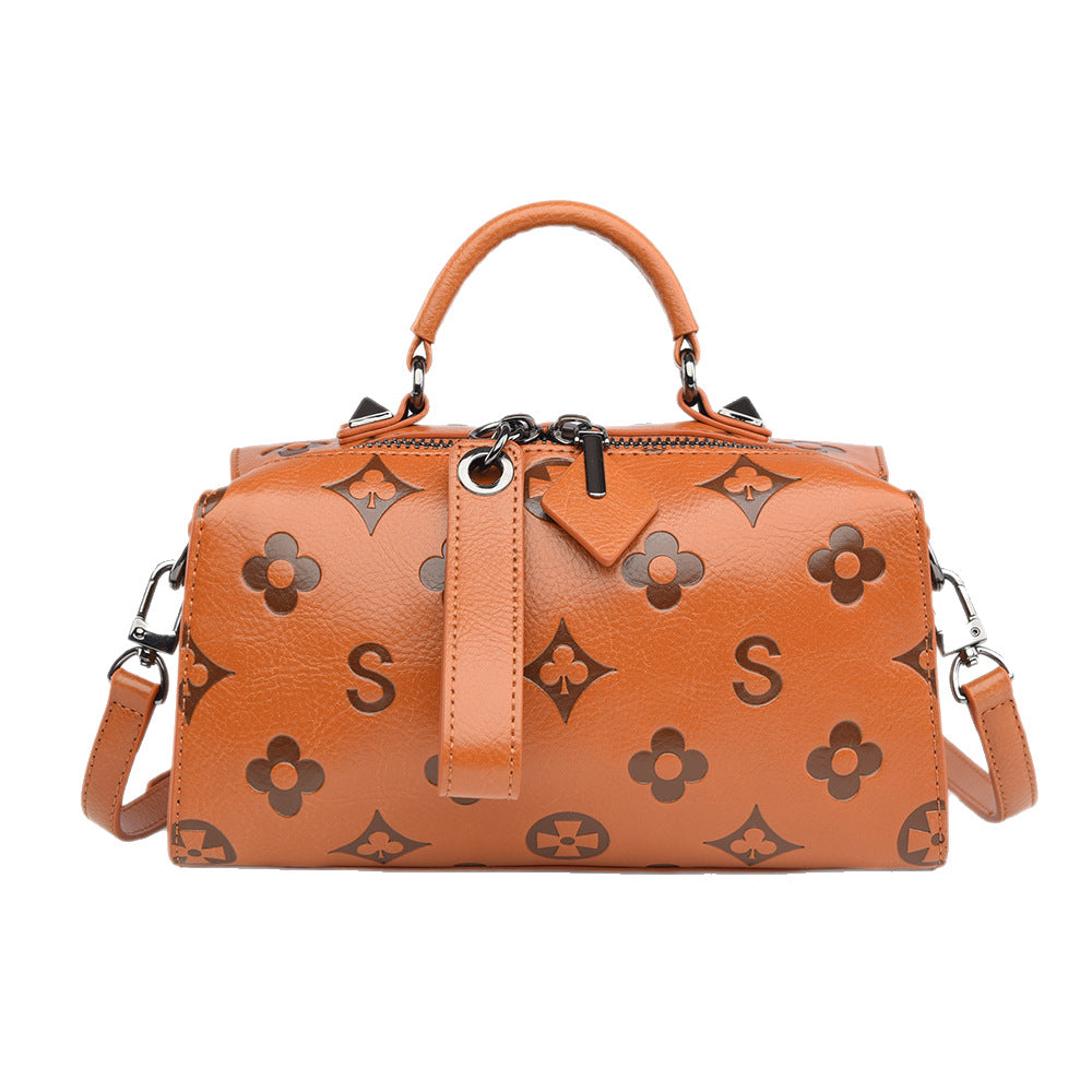 SAVOIE Premium Embossed Pillow Bag - Large Multi-Way Commuter Crossbody SAVOIE