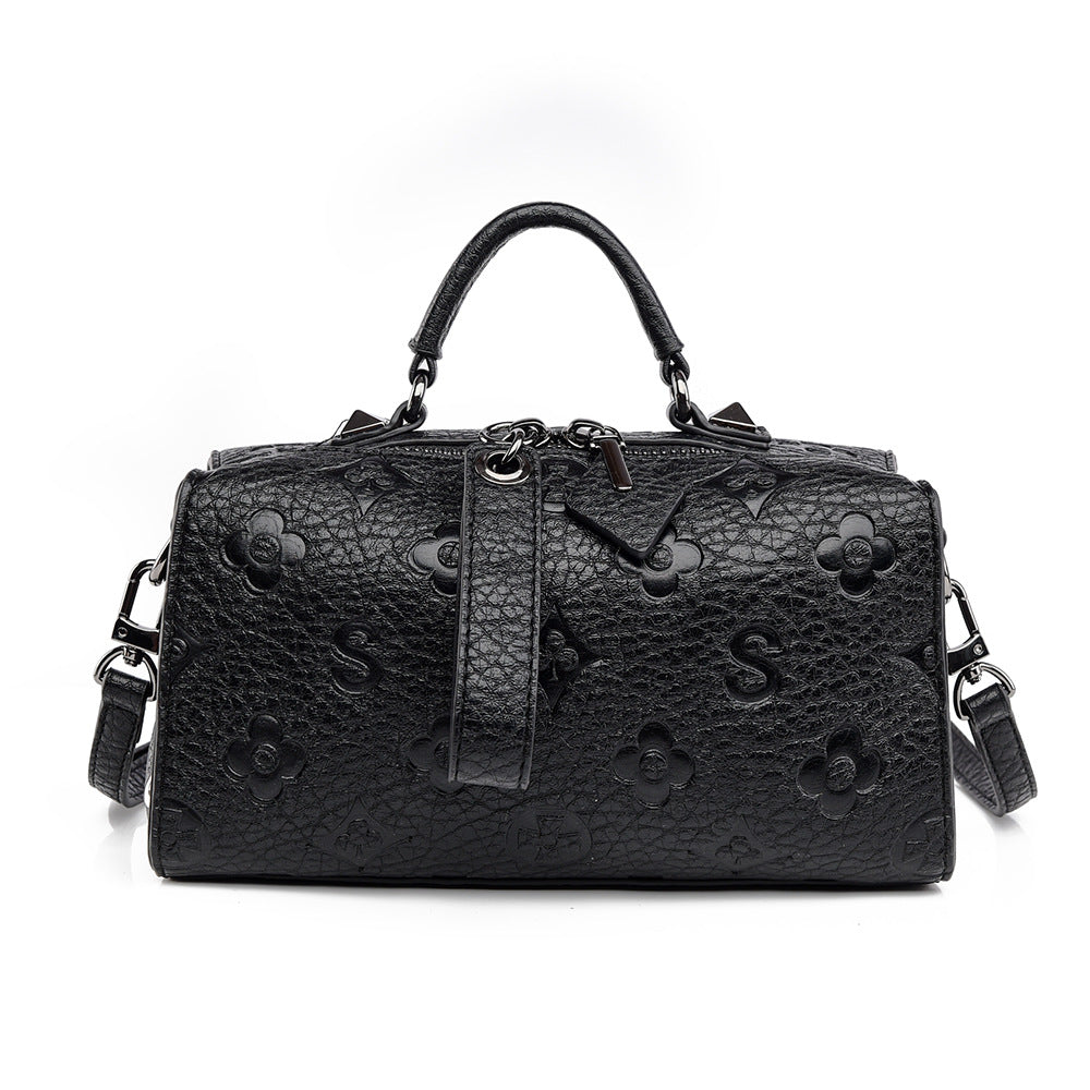 SAVOIE Premium Embossed Pillow Bag - Large Multi-Way Commuter Crossbody SAVOIE