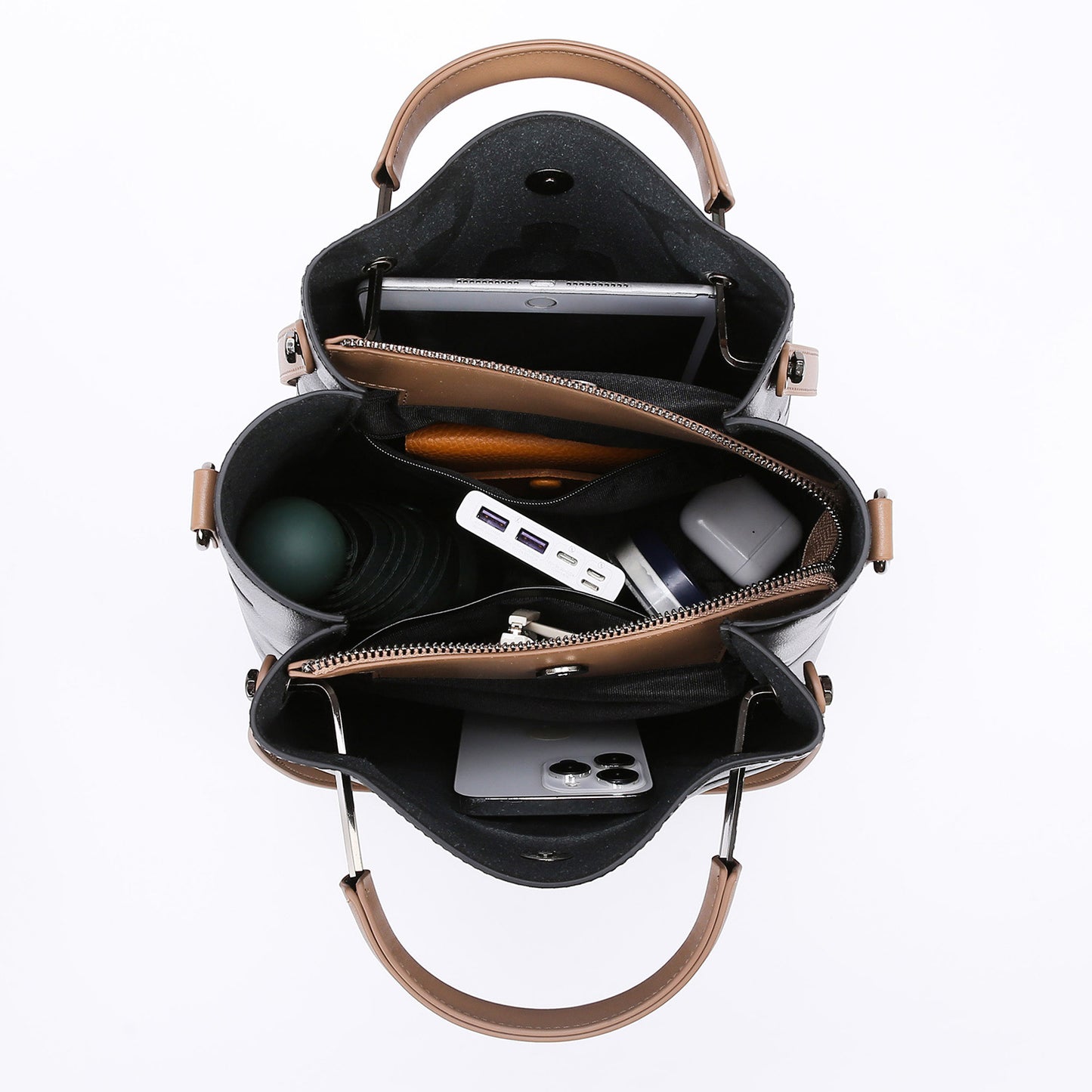 SAVOIE New Premium Large Bucket Bag - Multi-Way Commuter Tote Handbag SAVOIE