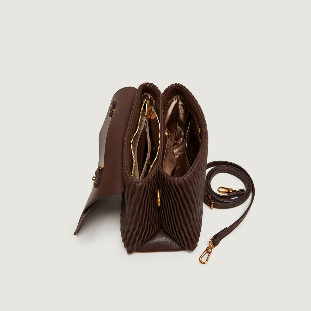 SAVOIE New Soft Leather Handbag - Large Capacity Commuter Crossbody Purse SAVOIE