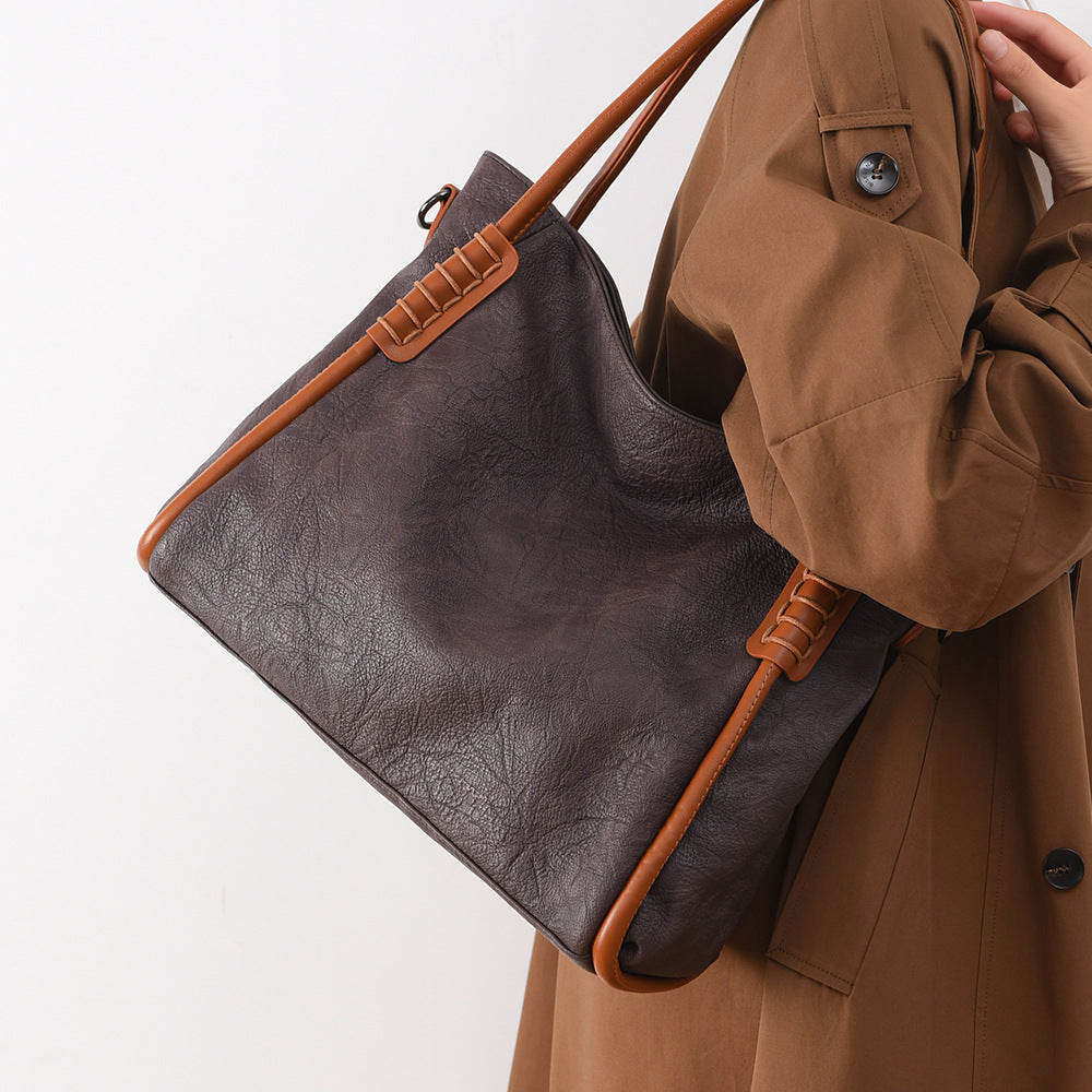 SAVOIE New Niche Soft Leather Tote Bag - Premium Large Commuter Shoulder Bag SAVOIE